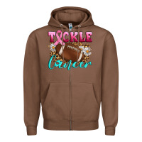Chestnut Tackle Cancer Zipper Hoodie - Artiststas