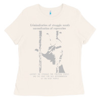 Bone Criminalisation of Struggle - Sinn Fein Ladies Tee - trangStudio