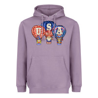 Lavender usa air balloon gnomies Heavyweight Hoodie - BarkalooDesign