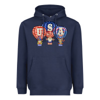 Usa Air Balloon Gnomies Heavyweight Hoodie | Teevron