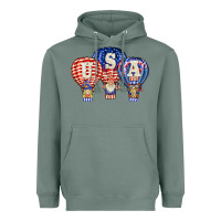Sage usa air balloon gnomies Heavyweight Hoodie - BarkalooDesign