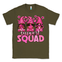 Army Green breast cancer afro gnomies support squad Classic Tee - texasbilliewilder