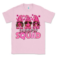 Bubblegum Pink breast cancer afro gnomies support squad Classic Tee - texasbilliewilder