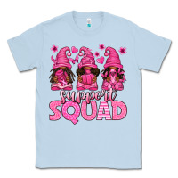 Dusty Blue breast cancer afro gnomies support squad Classic Tee - texasbilliewilder