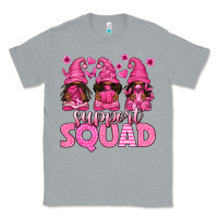 Heather Grey breast cancer afro gnomies support squad Classic Tee - texasbilliewilder