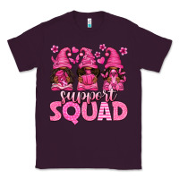 Plum breast cancer afro gnomies support squad Classic Tee - texasbilliewilder