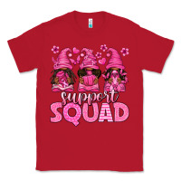 Red breast cancer afro gnomies support squad Classic Tee - texasbilliewilder