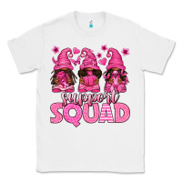 White breast cancer afro gnomies support squad Classic Tee - texasbilliewilder