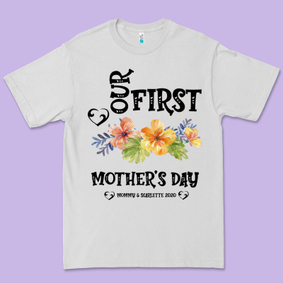 Our Fırst Mother's Day Mommy & Scarlette 2020 Premium Tee Designed By Bettercallsaul