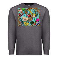 Charcoal Heather teacher mousepad Premium Sweatshirt - BarkalooDesign