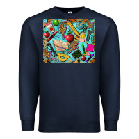 Navy teacher mousepad Premium Sweatshirt - BarkalooDesign