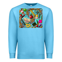 Ocean Blue teacher mousepad Premium Sweatshirt - BarkalooDesign
