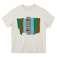 Cream Western Farm Life Cowhide Brush Strokes Heavy Core Tee - Bettercallsaul