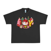Pigment Black joy snowman Urban Heavy Tee - CowGirlArtShop