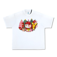 White joy snowman Urban Heavy Tee - CowGirlArtShop
