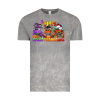 Cloud Rock happy hallothanksmas truck Vintage Tee - CowGirlArtShop