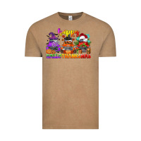 Vintage Coffee happy hallothanksmas truck Vintage Tee - CowGirlArtShop