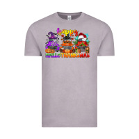 Happy Hallothanksmas Truck Vintage Tee | Teevron