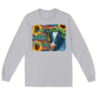 Moon Dust Cow Serape Just a Little Moody Long Sleeve Tee - CowCowDesign