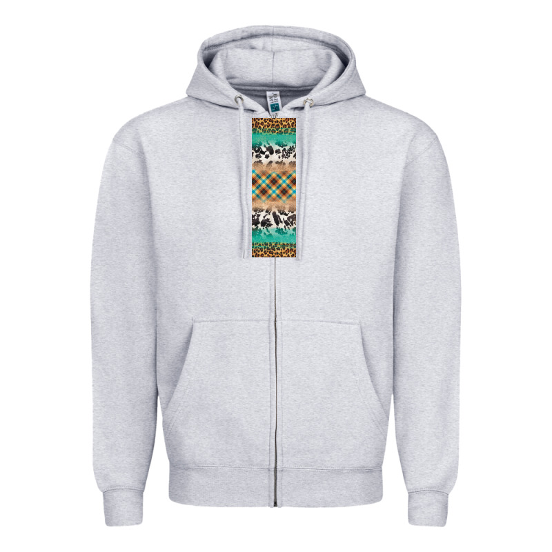 Fall Pattern Zipper Hoodie by Artiststas | Teevron