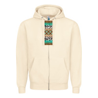 Sandshell fall pattern Zipper Hoodie - Artiststas