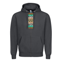 Smoke fall pattern Zipper Hoodie - Artiststas