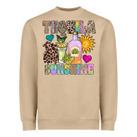 Mushroom Tequila Sunshine Heavyweight Sweatshirt - CowhideDigitalArt