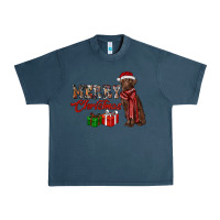 Midnight Navy merry christmas labrador retriever Urban Heavy Tee - RanaPortraitStore