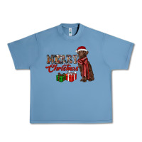Pebble Blue merry christmas labrador retriever Urban Heavy Tee - RanaPortraitStore