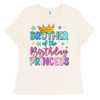 Bone brother of the birthday princess Ladies Tee - NancyCooperArtShop