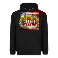 Black patriotic mini  tumbler Heavyweight Hoodie - BarkalooDesign