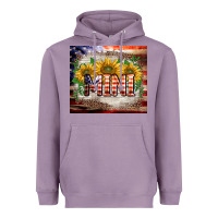 Lavender patriotic mini  tumbler Heavyweight Hoodie - BarkalooDesign