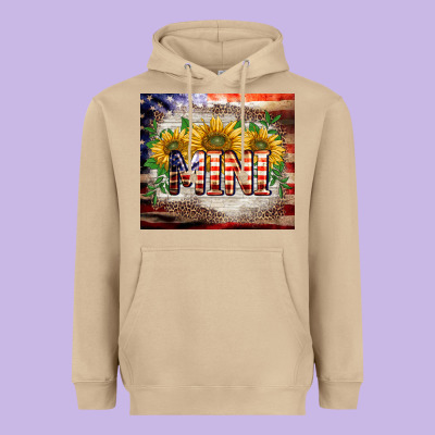 Patriotic Mini  Tumbler Heavyweight Hoodie Designed By Barkaloodesign