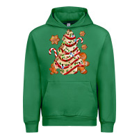 Emerald christmas tree cake and cookies ado Urban Hoodie - AdoDesignShop