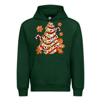 Forest Green christmas tree cake and cookies ado Urban Hoodie - AdoDesignShop