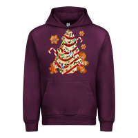 Mauve Wine christmas tree cake and cookies ado Urban Hoodie - AdoDesignShop