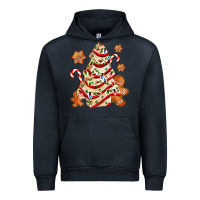Navy christmas tree cake and cookies ado Urban Hoodie - AdoDesignShop