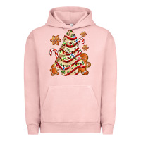 Pigment Salmon christmas tree cake and cookies ado Urban Hoodie - AdoDesignShop