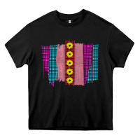Black Western Farm Life Sunflower Brush Strokes Heavy Core Tee - Bettercallsaul
