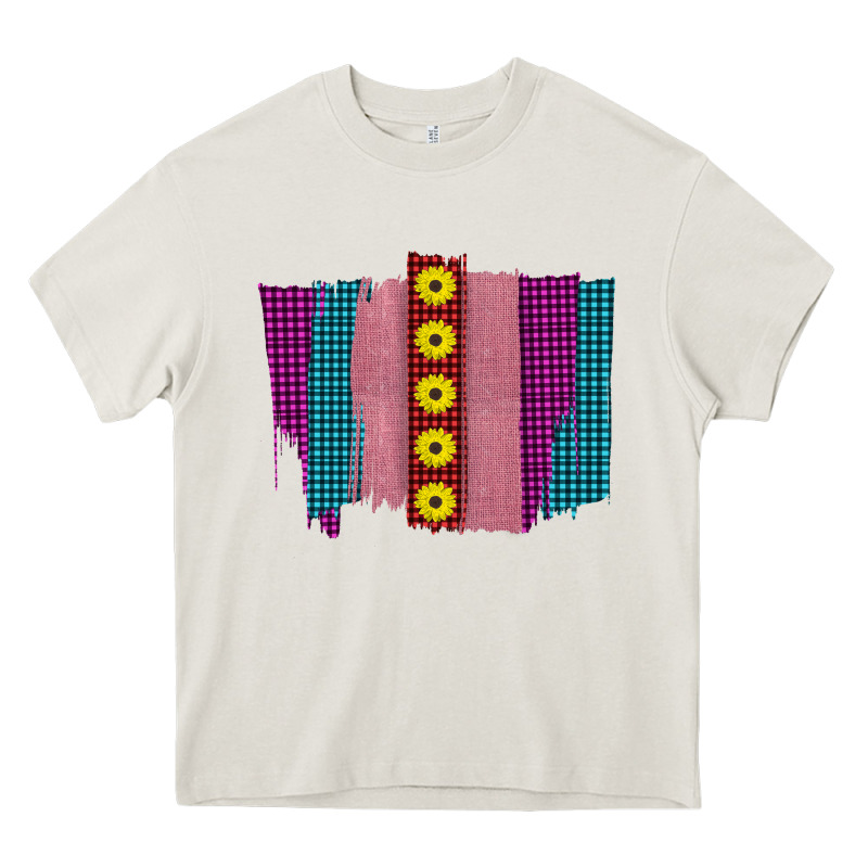 Western Farm Life Sunflower Brush Strokes Heavy Core Tee by Bettercallsaul | Teevron