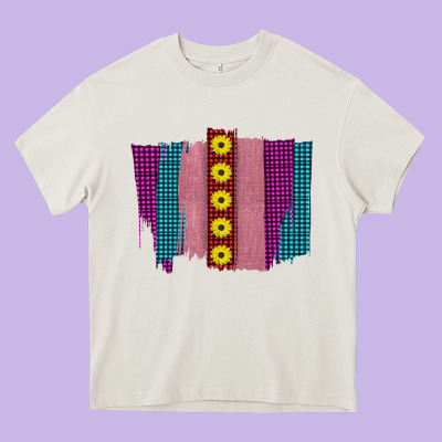Western Farm Life Sunflower Brush Strokes Heavy Core Tee Designed By Bettercallsaul
