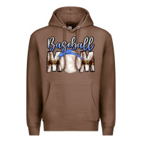 Chestnut Baseball Mom Premium Hoodie - CowhideDigitalArt