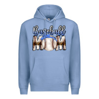 Colony Blue Baseball Mom Premium Hoodie - CowhideDigitalArt