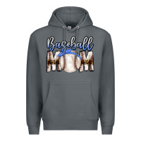 Rock Baseball Mom Premium Hoodie - CowhideDigitalArt