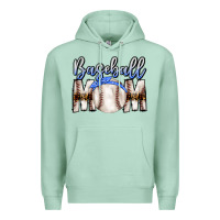 Seafoam Baseball Mom Premium Hoodie - CowhideDigitalArt