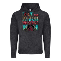 Vintage Black Loud and proud wrestling Mom Mother's Day Vintage Hoodie - CowGirlArtShop