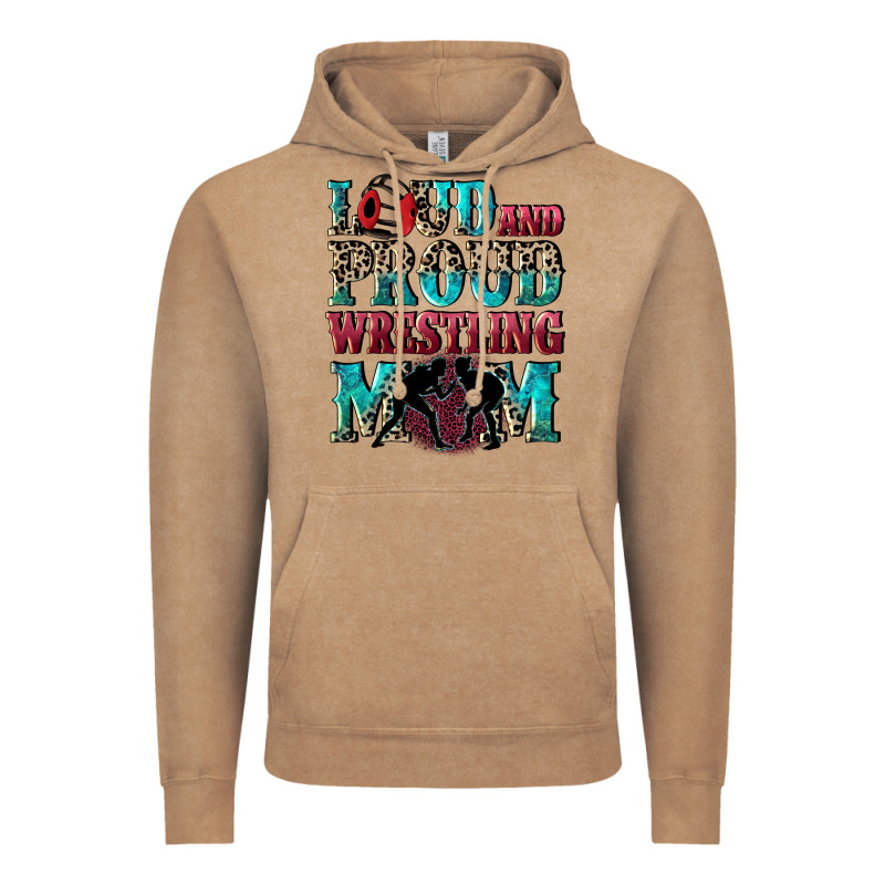 Loud And Proud Wrestling Mom Mother's Day Vintage Hoodie by CowGirlArtShop | Teevron