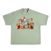 Oil Green hippopotamus coffee cups christmas Urban Heavy Tee - CowGirlArtShop