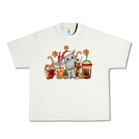 Pistachio hippopotamus coffee cups christmas Urban Heavy Tee - CowGirlArtShop