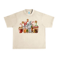 Sandshell hippopotamus coffee cups christmas Urban Heavy Tee - CowGirlArtShop